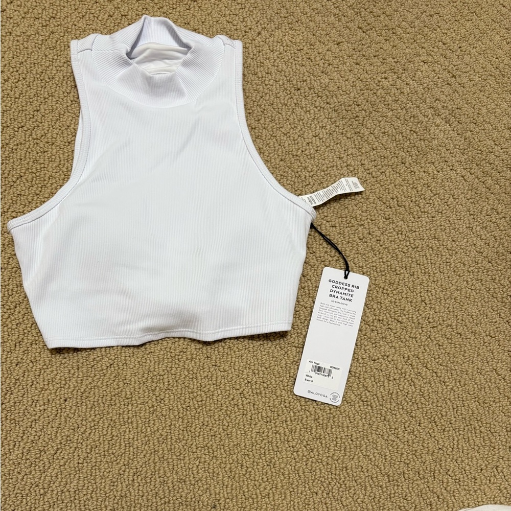 White Sleeveless Women's Top Alo